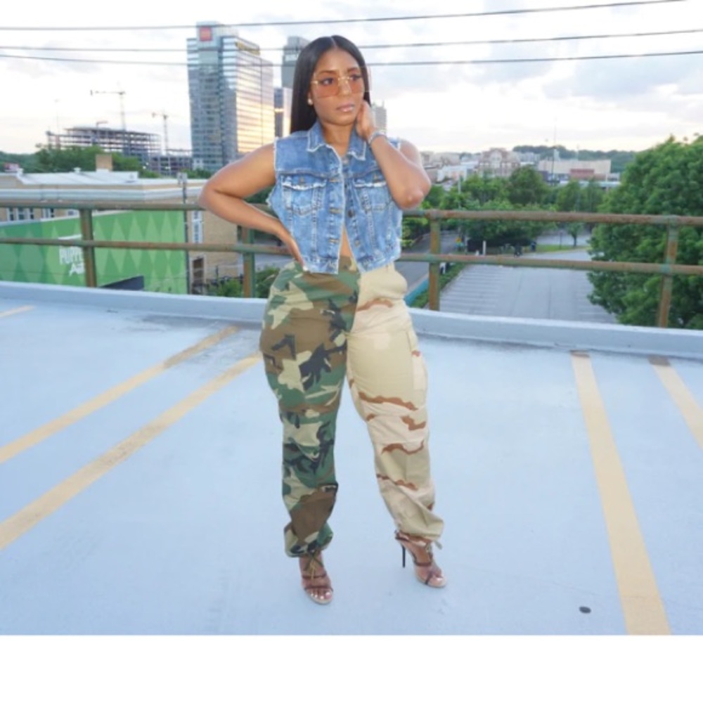 Split Decision Highwaist Cargo